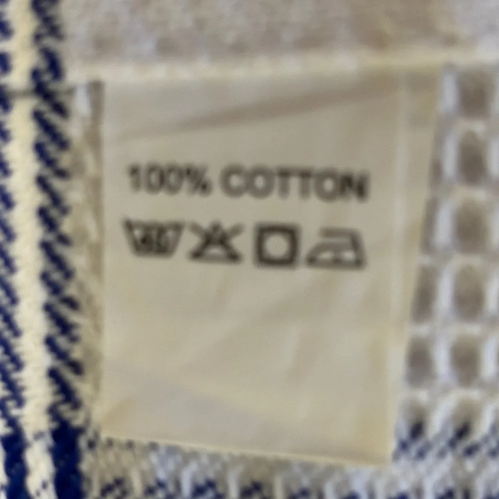 Williams & Sonoma Cotton Dish Towel & 1 from Austria Blue & White LG Like New